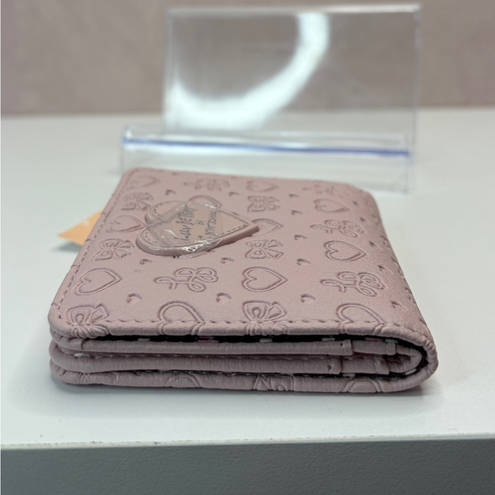 Love Betsey Blush Heart & Bow Embossed Wallet - Picture 8 of 13